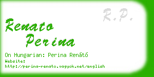renato perina business card