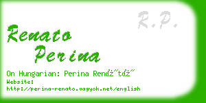 renato perina business card